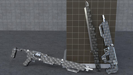 Set of weapons meant to supliment Synty assets - $20 to $30 each